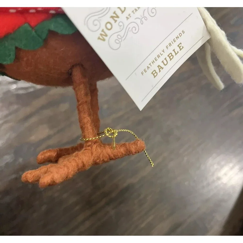Target Wondershop 2023 Featherly Friends Bauble Christmas Elf‎ Bird Holiday